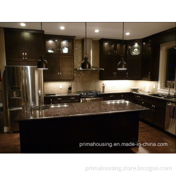 MDF Wood Modern Kitchen Cabinet Home Furniture (PR-K2017)
